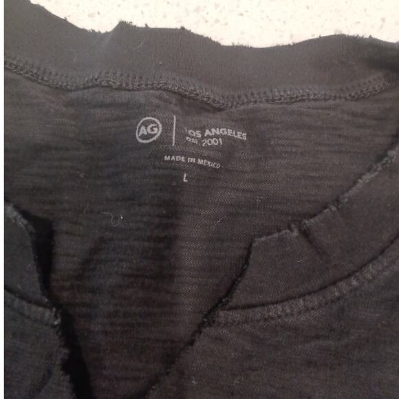 AG Los Angeles Wesley Crew Black Size Large - Picture 3 of 5